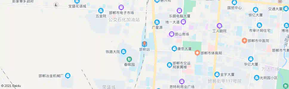 邯郸火车站_公交站地图_邯郸公交_妙搜公交查询2024