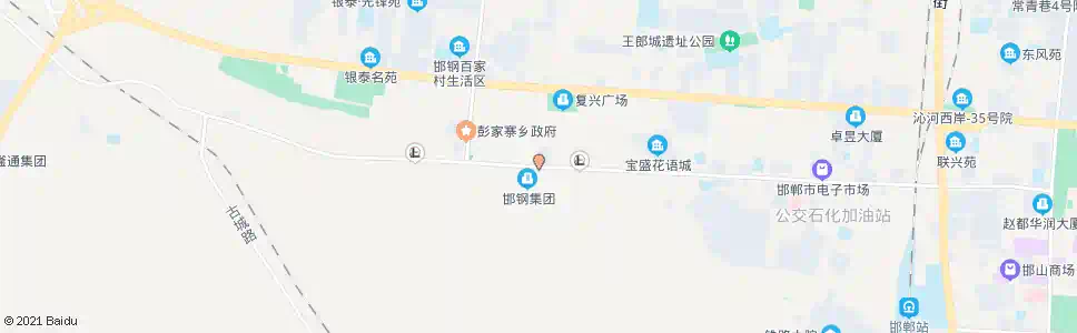 邯郸邯钢总厂_公交站地图_邯郸公交_妙搜公交查询2024