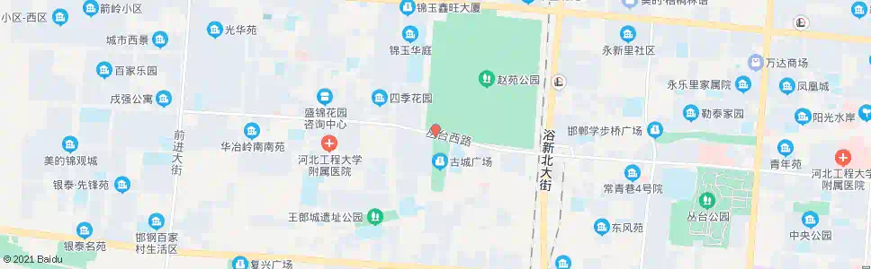 邯郸古城广场金丰小区_公交站地图_邯郸公交_妙搜公交查询2024