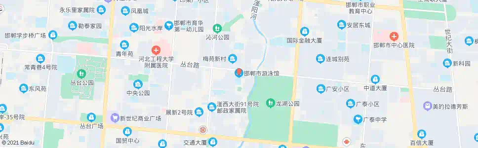 邯郸市游泳馆_公交站地图_邯郸公交_妙搜公交查询2024