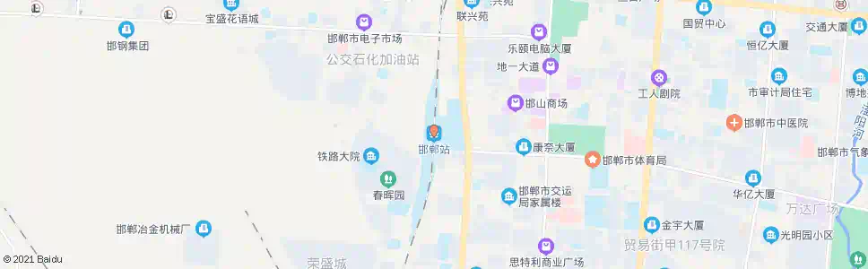 邯郸丛台路高铁西区_公交站地图_邯郸公交_妙搜公交查询2024