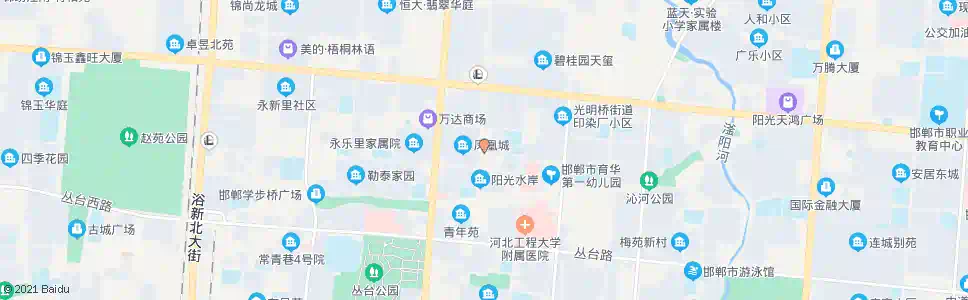 邯郸汉光宾馆_公交站地图_邯郸公交_妙搜公交查询2024