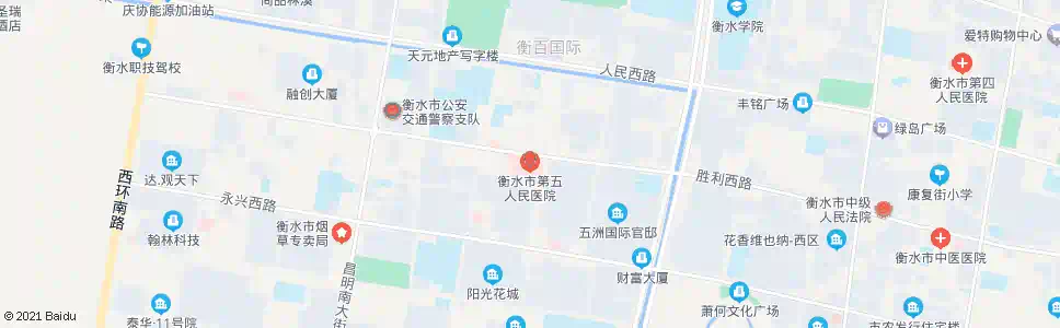 衡水市五院_公交站地图_衡水公交_妙搜公交查询2024