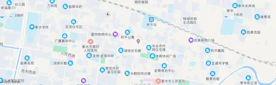 衡水中心街和平路口_公交站地图_衡水公交_妙搜公交查询2024