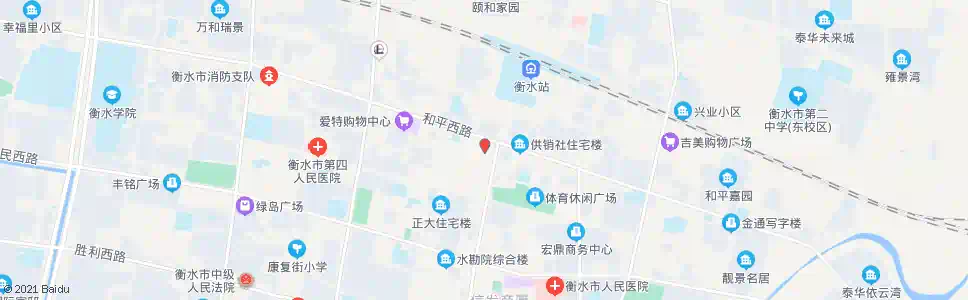 衡水和平路口_公交站地图_衡水公交_妙搜公交查询2024