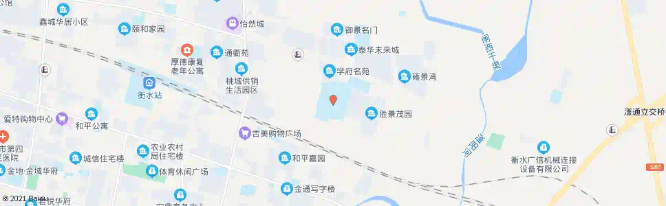 衡水第二中学(大庆路)_公交站地图_衡水公交_妙搜公交查询2024