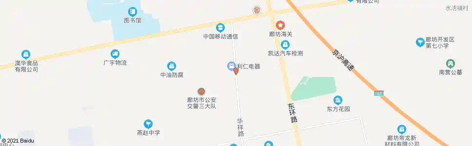 廊坊利仁电器_公交站地图_廊坊公交_妙搜公交查询2024