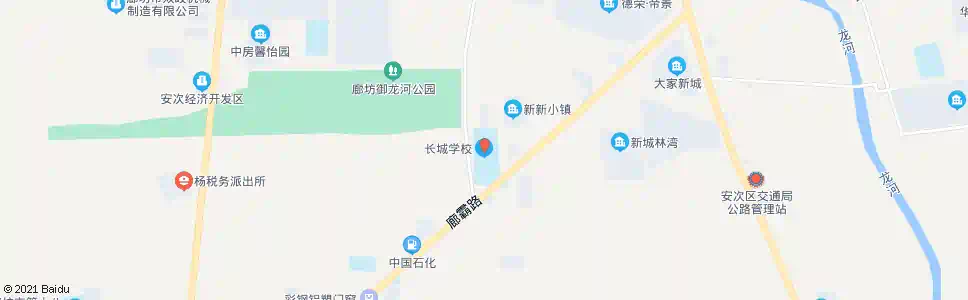 廊坊长城学校_公交站地图_廊坊公交_妙搜公交查询2024