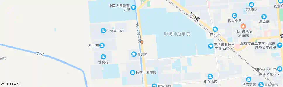 廊坊西昌路花卉市场_公交站地图_廊坊公交_妙搜公交查询2024