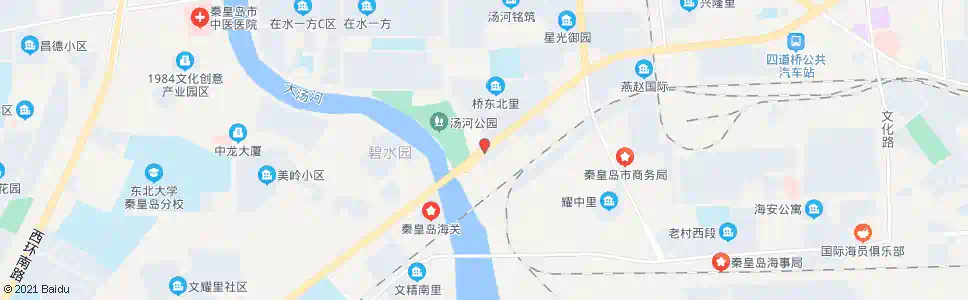 秦皇岛汤河公园_公交站地图_秦皇岛公交_妙搜公交查询2024