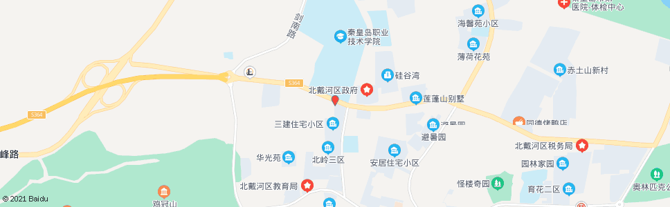 秦皇岛秦皇岛职业技术学院_公交站地图_秦皇岛公交_妙搜公交查询2024