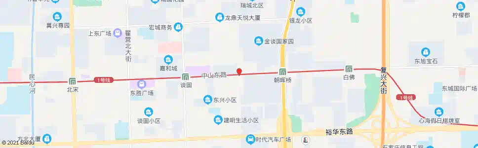 石家庄谈固东街中山路口_公交站地图_石家庄公交_妙搜公交查询2024