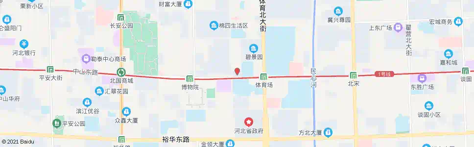 石家庄河北报社_公交站地图_石家庄公交_妙搜公交查询2024