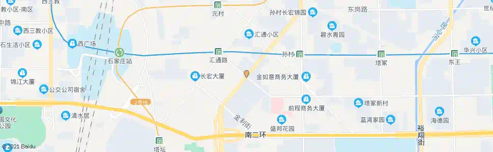 石家庄晶彩中心_公交站地图_石家庄公交_妙搜公交查询2024