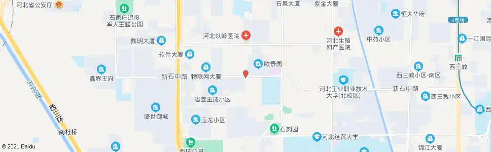 石家庄紫阁小区(通达铁路学校)_公交站地图_石家庄公交_妙搜公交查询2024