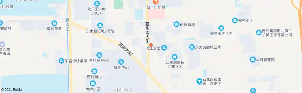 石家庄建华方兴路口_公交站地图_石家庄公交_妙搜公交查询2024