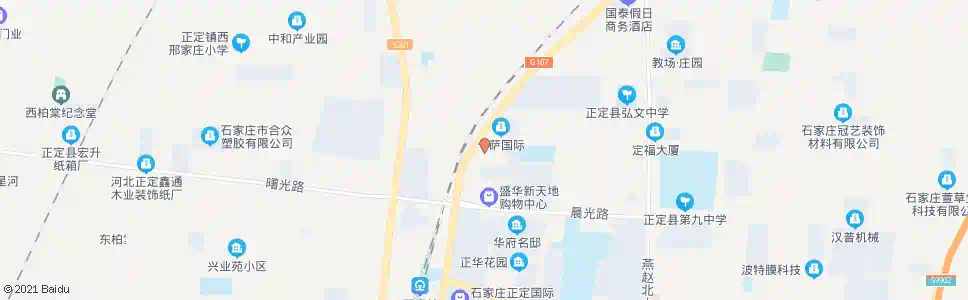 石家庄正定高远建材城_公交站地图_石家庄公交_妙搜公交查询2024