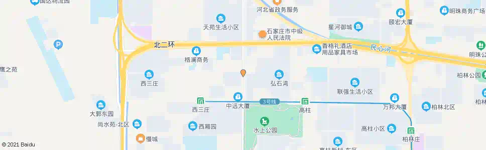 石家庄西三庄别墅区_公交站地图_石家庄公交_妙搜公交查询2024