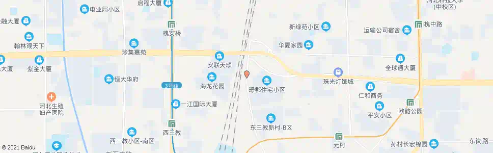 石家庄普安路西口_公交站地图_石家庄公交_妙搜公交查询2024