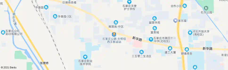 石家庄西王客运站_公交站地图_石家庄公交_妙搜公交查询2024