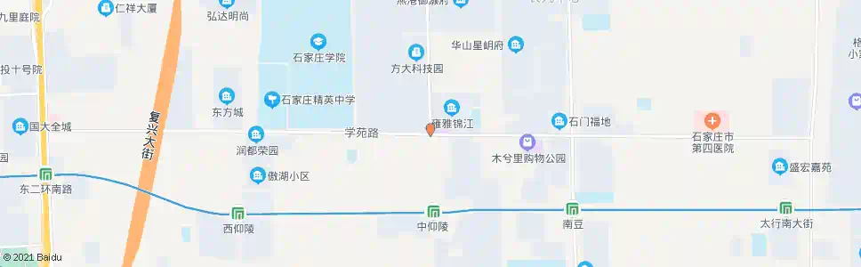 石家庄天山学苑路口_公交站地图_石家庄公交_妙搜公交查询2024