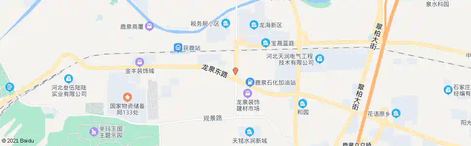 石家庄鹿泉交警队_公交站地图_石家庄公交_妙搜公交查询2024