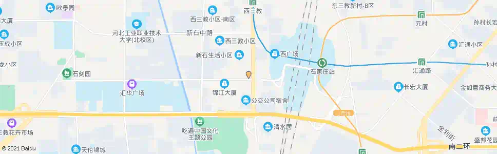 石家庄新石小区_公交站地图_石家庄公交_妙搜公交查询2024