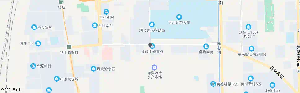 石家庄建设仓丰路口_公交站地图_石家庄公交_妙搜公交查询2024