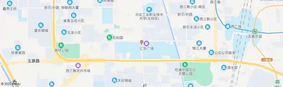 石家庄汇华学院_公交站地图_石家庄公交_妙搜公交查询2024