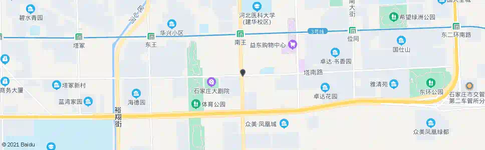 石家庄建华塔南路口_公交站地图_石家庄公交_妙搜公交查询2024