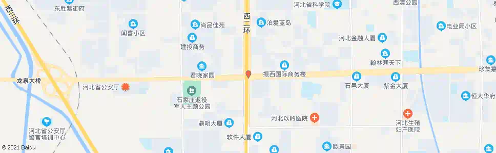 石家庄西二环槐安路口_公交站地图_石家庄公交_妙搜公交查询2024