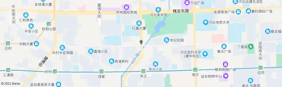 石家庄怀特家居城(现代女子医院)_公交站地图_石家庄公交_妙搜公交查询2024