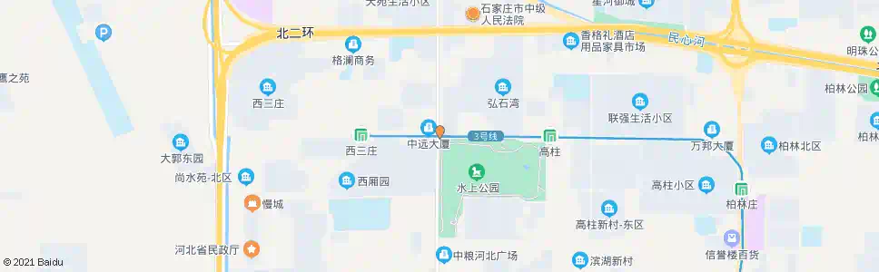 石家庄西翠园_公交站地图_石家庄公交_妙搜公交查询2024