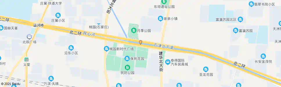 石家庄月季园_公交站地图_石家庄公交_妙搜公交查询2024