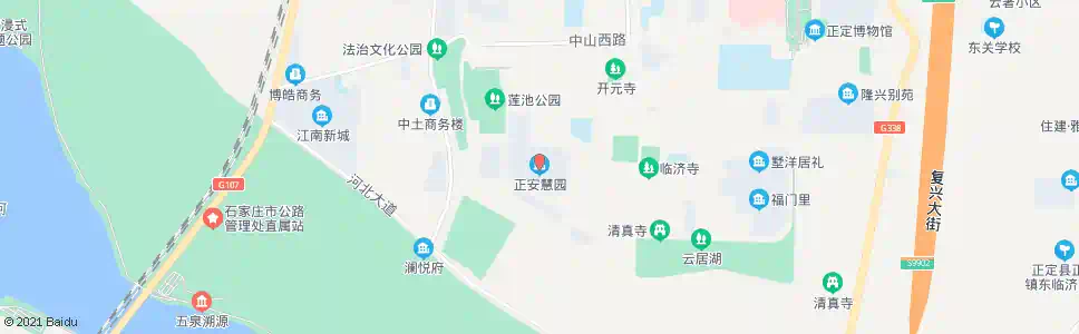 石家庄正安慧园_公交站地图_石家庄公交_妙搜公交查询2024