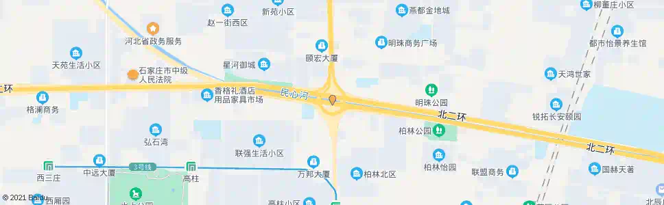 石家庄北二环中华大街口_公交站地图_石家庄公交_妙搜公交查询2024