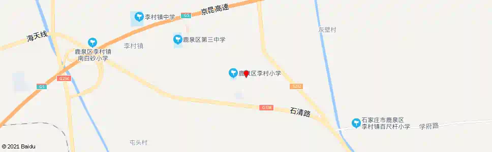 石家庄李村_公交站地图_石家庄公交_妙搜公交查询2024