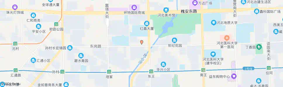 石家庄怀特家居城_公交站地图_石家庄公交_妙搜公交查询2024