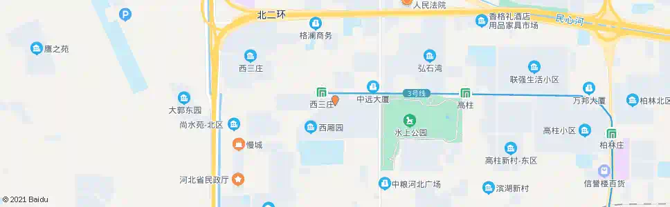 石家庄西芩园_公交站地图_石家庄公交_妙搜公交查询2024