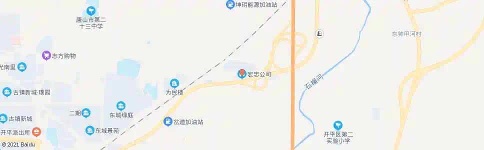 唐山宏忠集团(副站)_公交站地图_唐山公交_妙搜公交查询2024