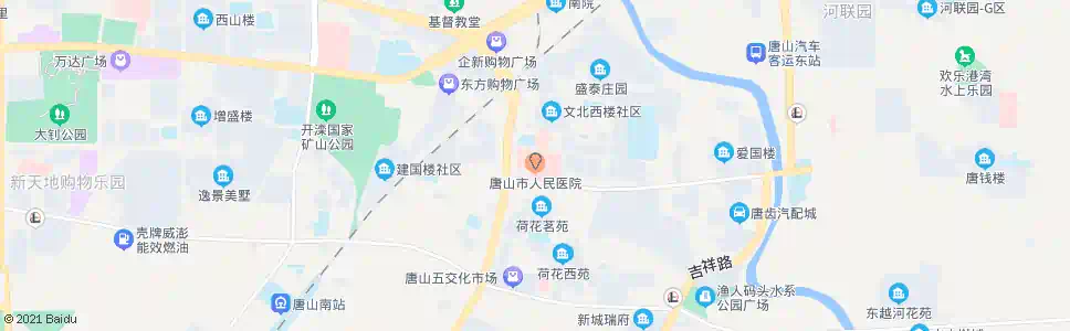 唐山人民医院_公交站地图_唐山公交_妙搜公交查询2024