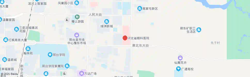 邢台眼科医院_公交站地图_邢台公交_妙搜公交查询2024