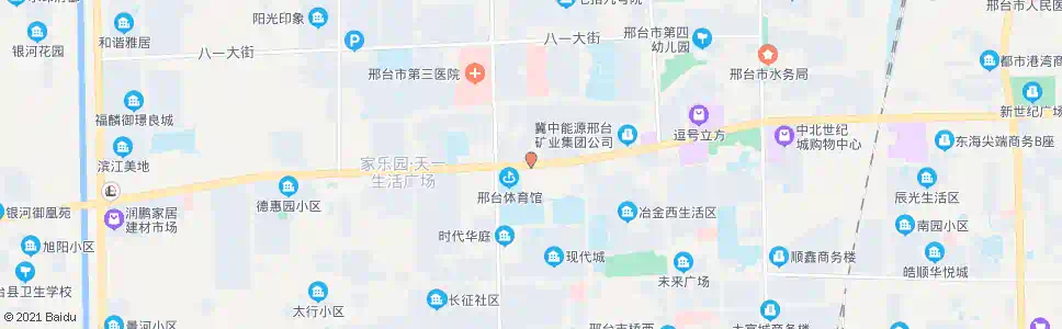 邢台体育馆_公交站地图_邢台公交_妙搜公交查询2024