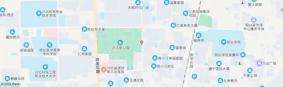 邢台达活泉公园东口_公交站地图_邢台公交_妙搜公交查询2024