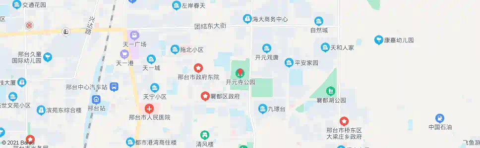 邢台开元寺公园(仪表厂)_公交站地图_邢台公交_妙搜公交查询2024