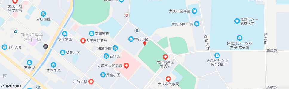大庆学苑28号楼_公交站地图_大庆公交_妙搜公交查询2024