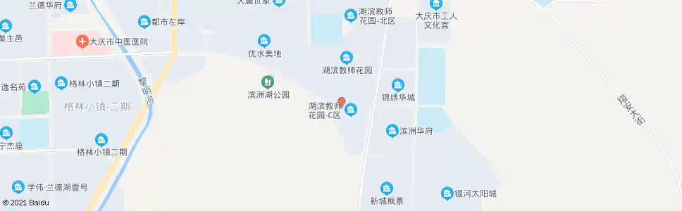 大庆湖滨B21号楼_公交站地图_大庆公交_妙搜公交查询2024