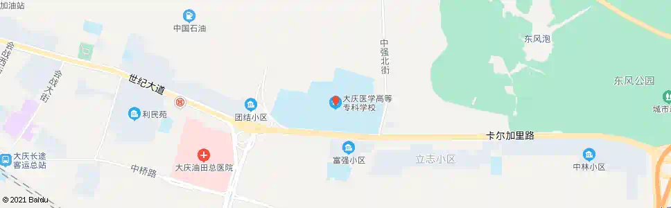 大庆医学院_公交站地图_大庆公交_妙搜公交查询2024