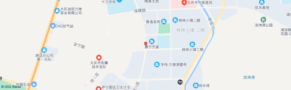 大庆唐宁杰座_公交站地图_大庆公交_妙搜公交查询2024