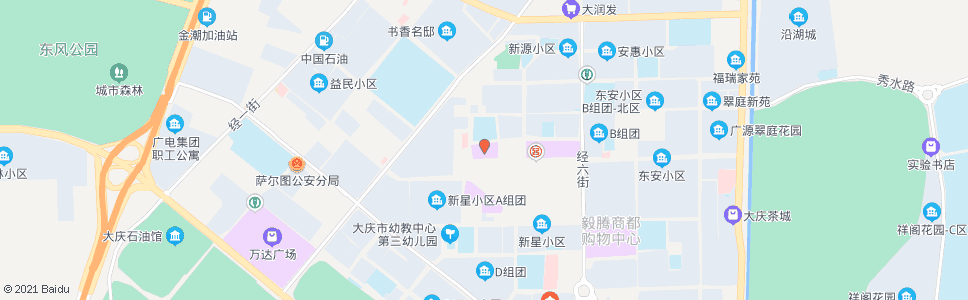 大庆新东风购物广场_公交站地图_大庆公交_妙搜公交查询2024